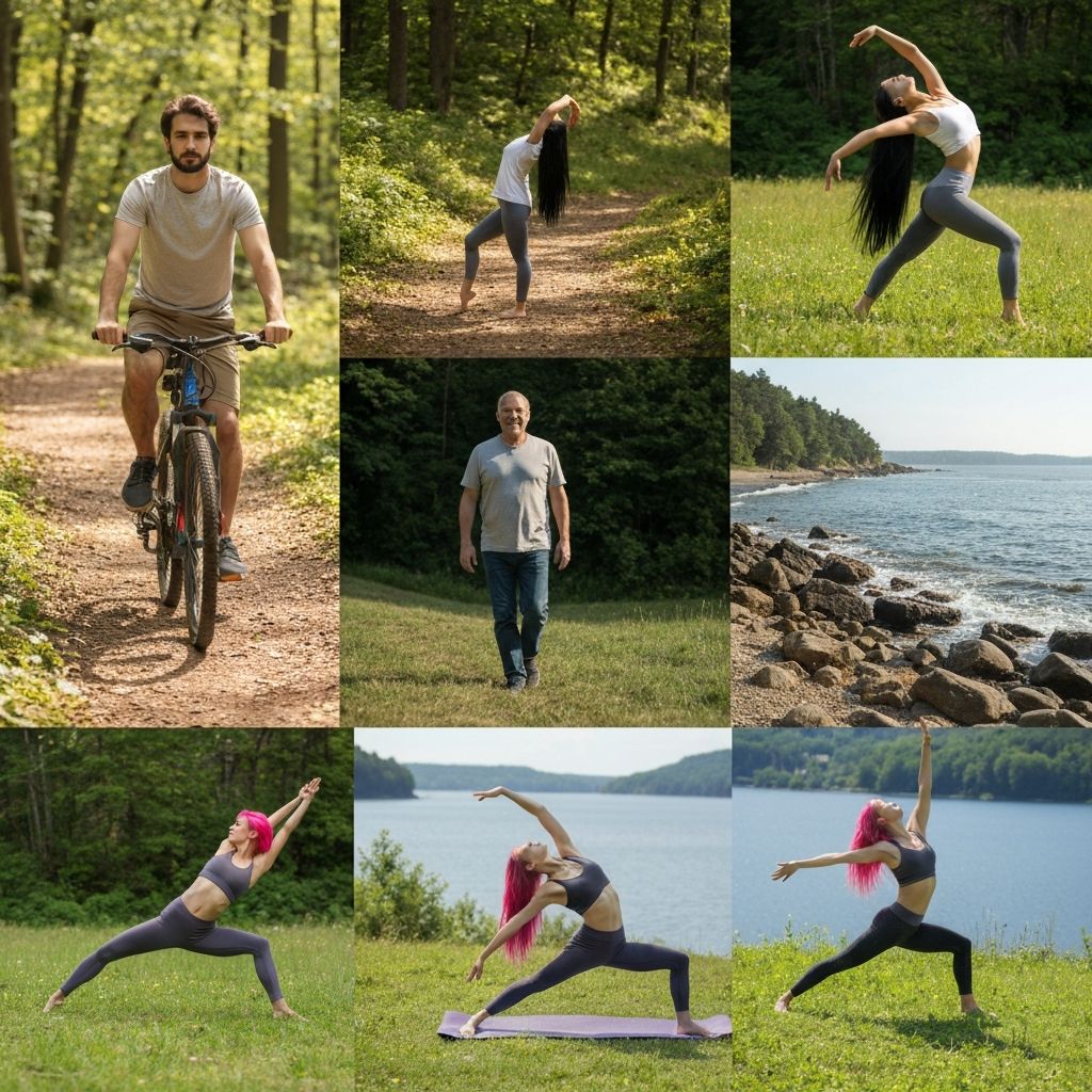 Composición conceptual de diferentes tipos de actividad física en entornos naturales